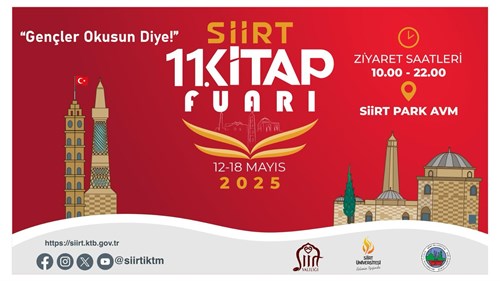 SİİRT'TE KÜLTÜR ŞÖLENİ BAŞLIYOR: 11. KİTAP FUARI GENÇLER İÇİN KAPILARINI AÇIYOR!